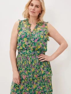 Tops & T-Shirts^Phase Eight Heidi Printed Top Multi-Coloured