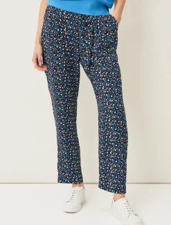 Trousers & Shorts^Phase Eight Hermione Soft Ditsy Floral Jogger Navy/Multi