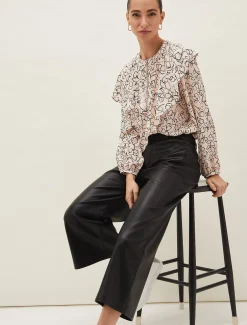 Shirts & Blouses^Phase Eight Ida Floral Blouse Pink/Grey