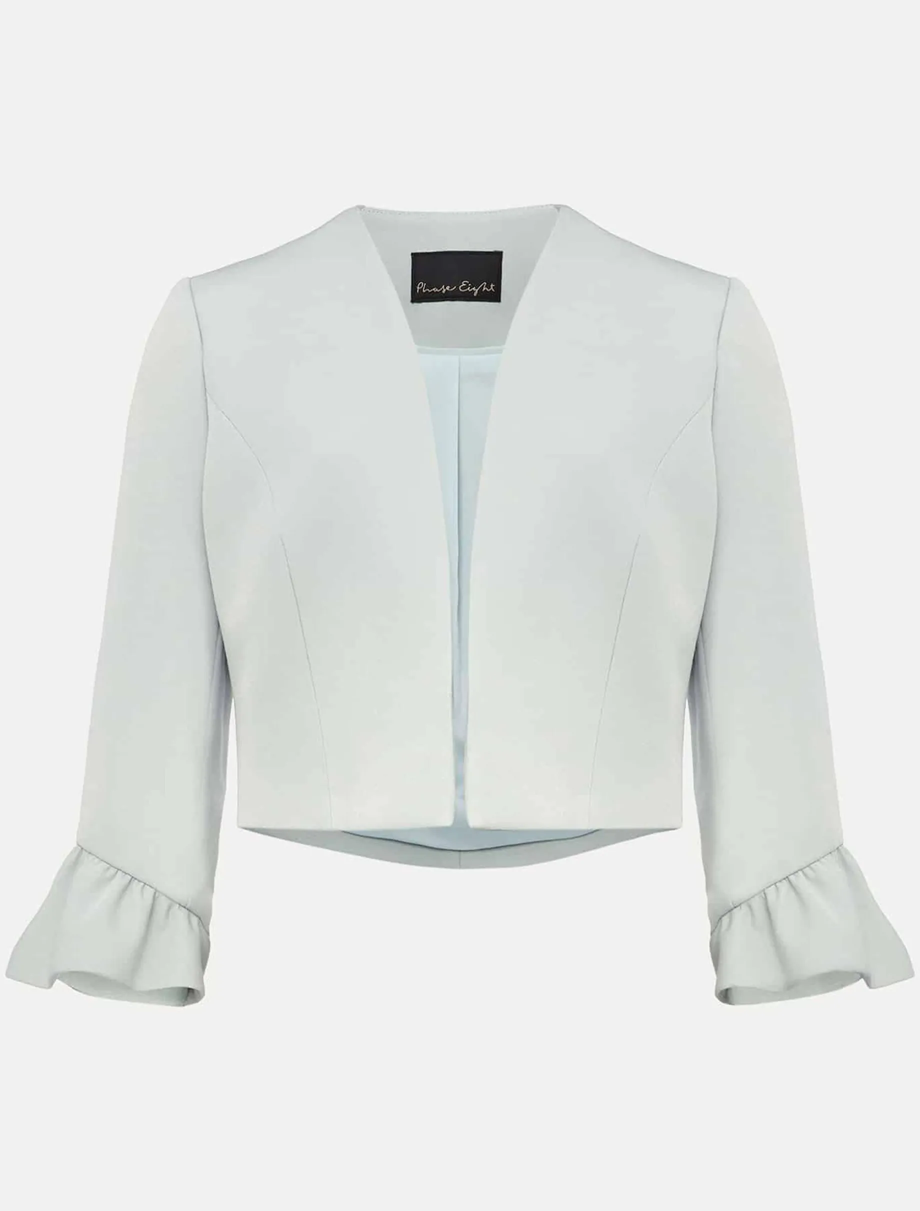 Jackets^Phase Eight Inez Frill Cuff Occasion Jacket Eau De Nil