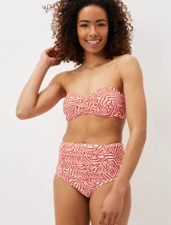 Swimwear^Phase Eight Isabelle Zebra Bikni Brief Burnt Orange/ Ivory