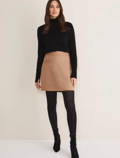 Skirts^Phase Eight Isi Suit Skirt Co-Ord Camel