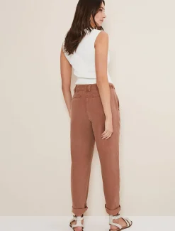 Trousers & Shorts^Phase Eight Ivana Relaxed Chino Trouser Chocolate