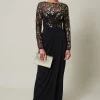 Dresses^Phase Eight Jacinta Sequin Jersey Maxi Dress Black/Gold