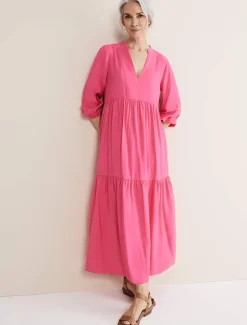 Dresses^Phase Eight Jayde Midaxi Dress Pink