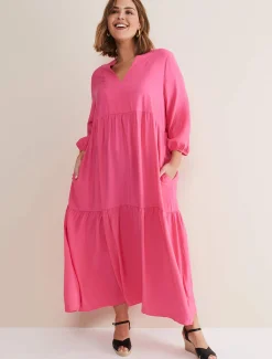 Dresses^Phase Eight Jayde Midaxi Dress Pink