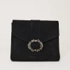 Bags^Phase Eight Jewel Front Clutch Black
