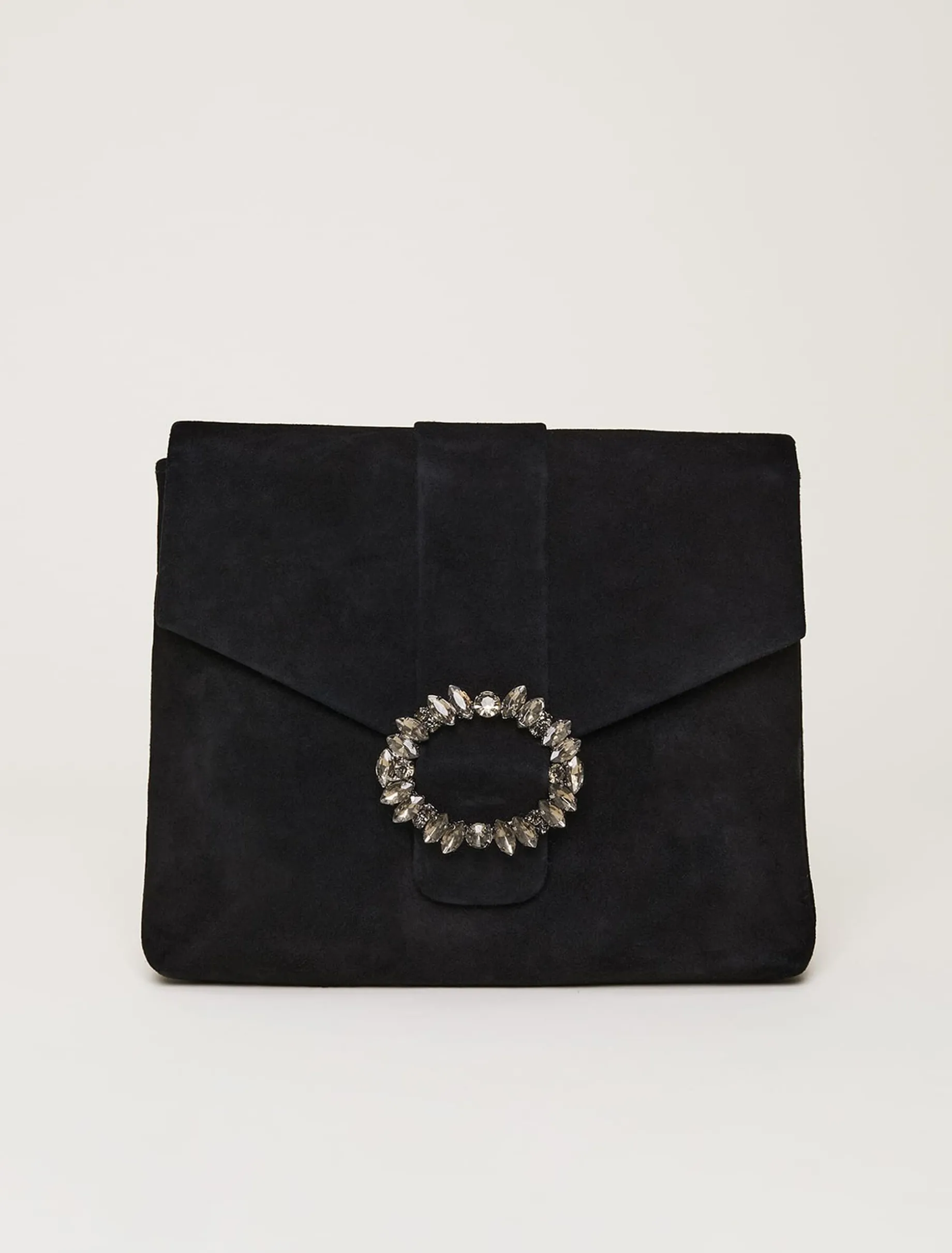 Bags^Phase Eight Jewel Front Clutch Black