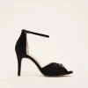 Occasion Shoes^Phase Eight Jewel Front Velvet Sandal Black
