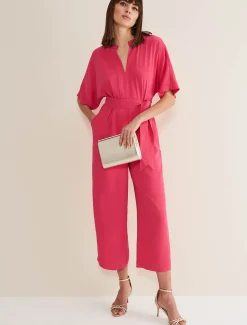 Dresses^Phase Eight Jiya Batwing Jumpsuit Pink