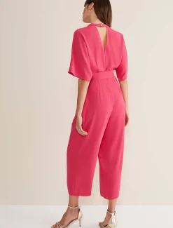 Dresses^Phase Eight Jiya Batwing Jumpsuit Pink