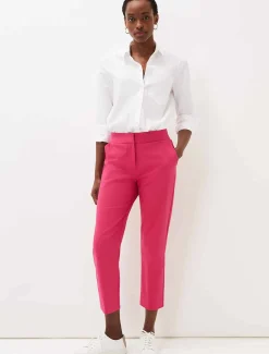 Trousers & Shorts^Phase Eight Julianna Cropped Tapered Trouser Pink