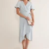 Dresses^Phase Eight Julissa Ruffle Wrap Midi Dress Eau De Nil