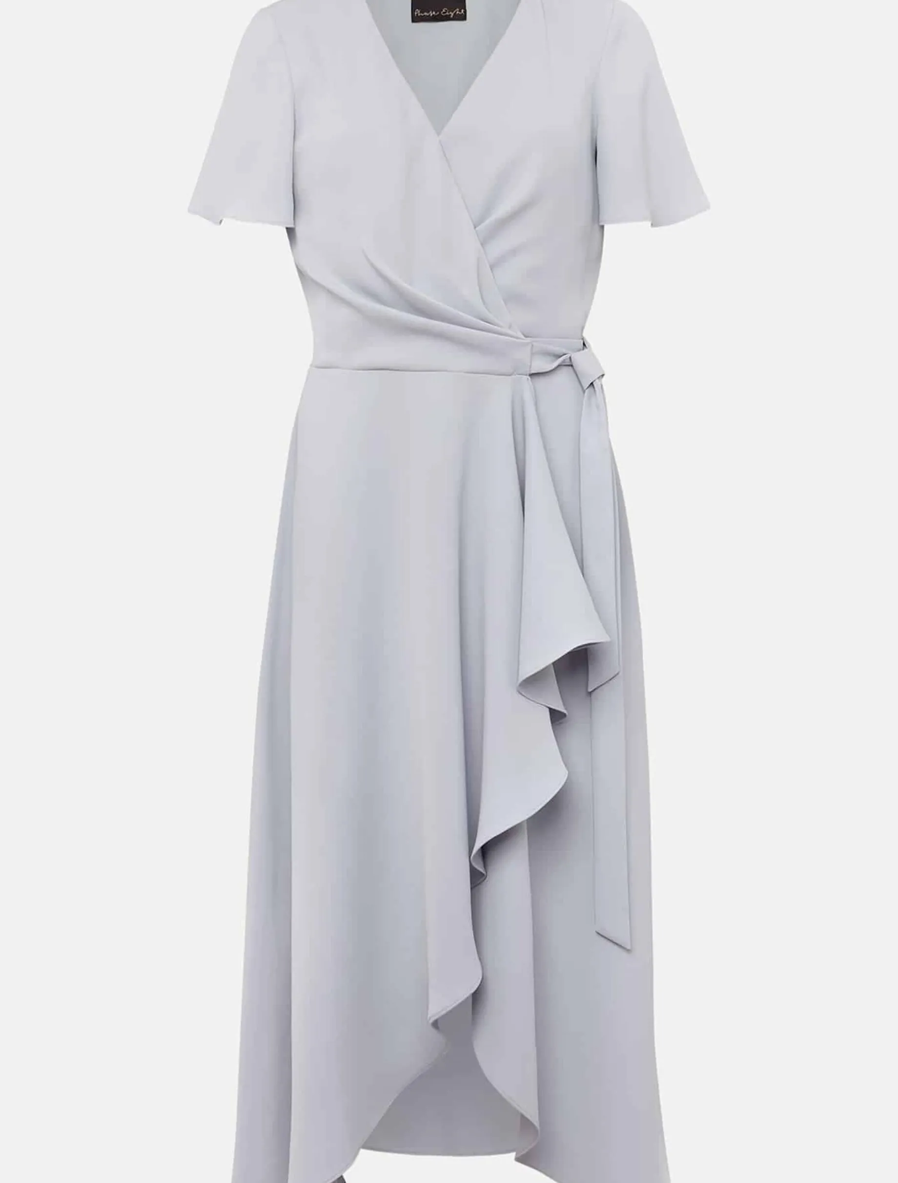 Dresses^Phase Eight Julissa Ruffle Wrap Midi Dress Mineral