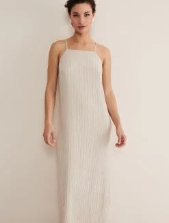 Dresses^Phase Eight Kady Strappy D Ring Dress Stone