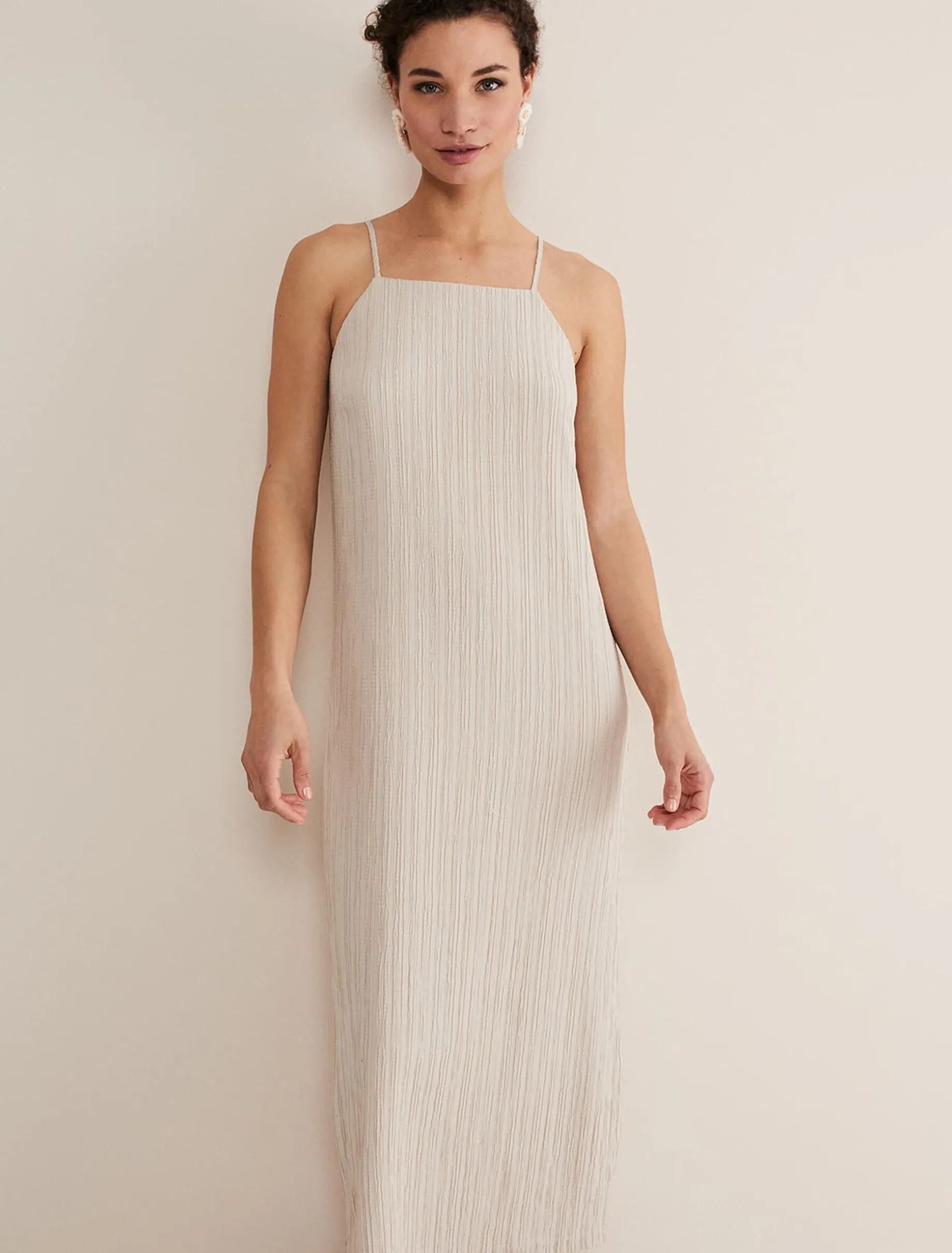 Dresses^Phase Eight Kady Strappy D Ring Dress Stone