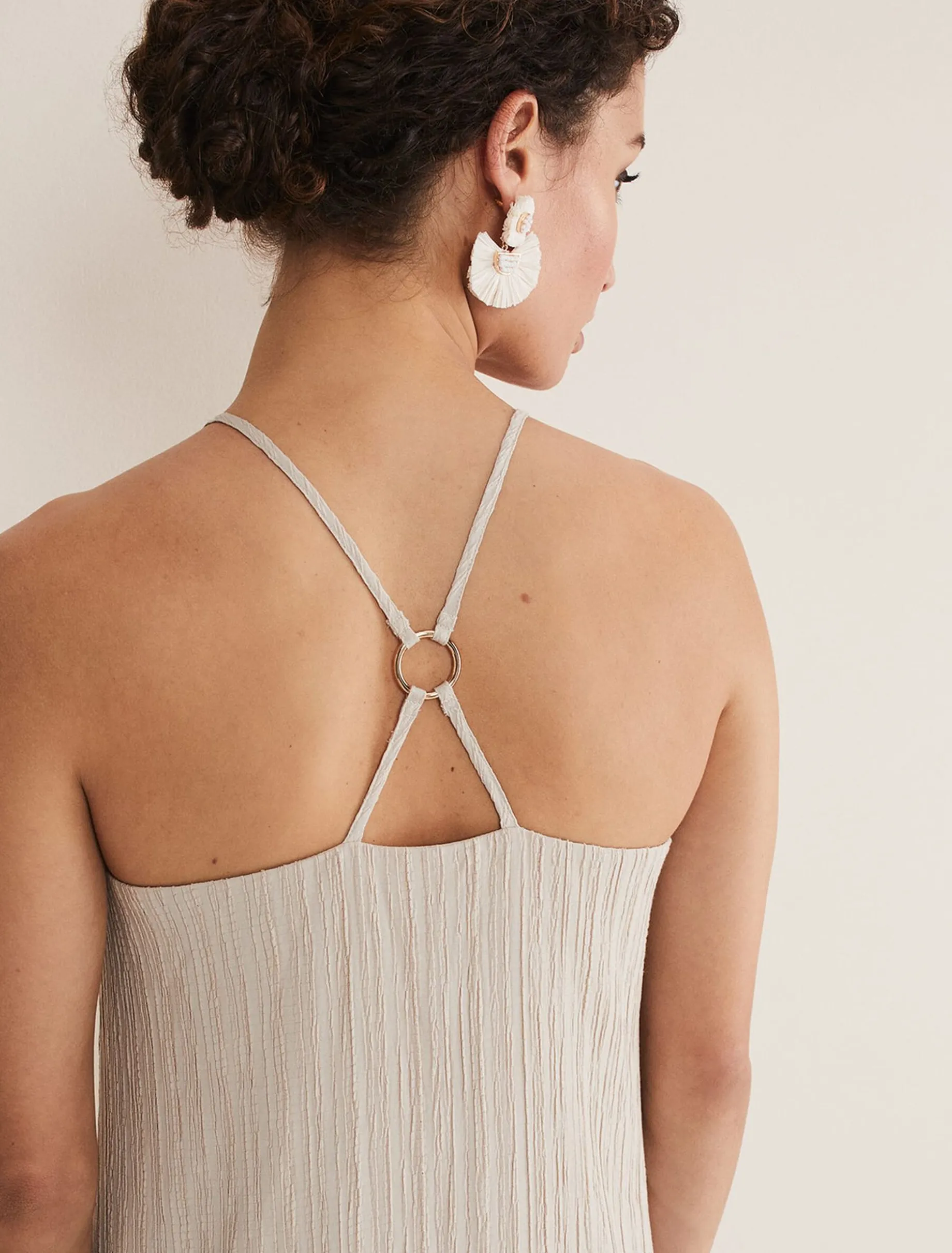 Dresses^Phase Eight Kady Strappy D Ring Dress Stone