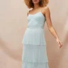 Dresses^Phase Eight Kaia Pleated Tulle Midi Dress Eau De Nil