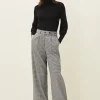 Trousers & Shorts^Phase Eight Karrie Dogtooth Wide Leg Trouser Black/White