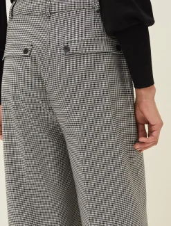 Trousers & Shorts^Phase Eight Karrie Dogtooth Wide Leg Trouser Black/White