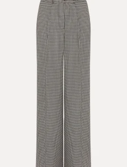 Trousers & Shorts^Phase Eight Karrie Dogtooth Wide Leg Trouser Black/White