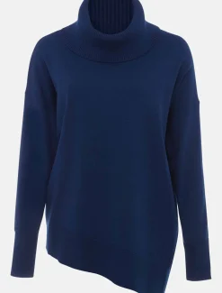 Knitwear^Phase Eight Katya Cosy Asymmetric Knit Dark Teal