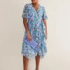 Dresses^Phase Eight Kendall Floral Midi Dress Multi-Coloured
