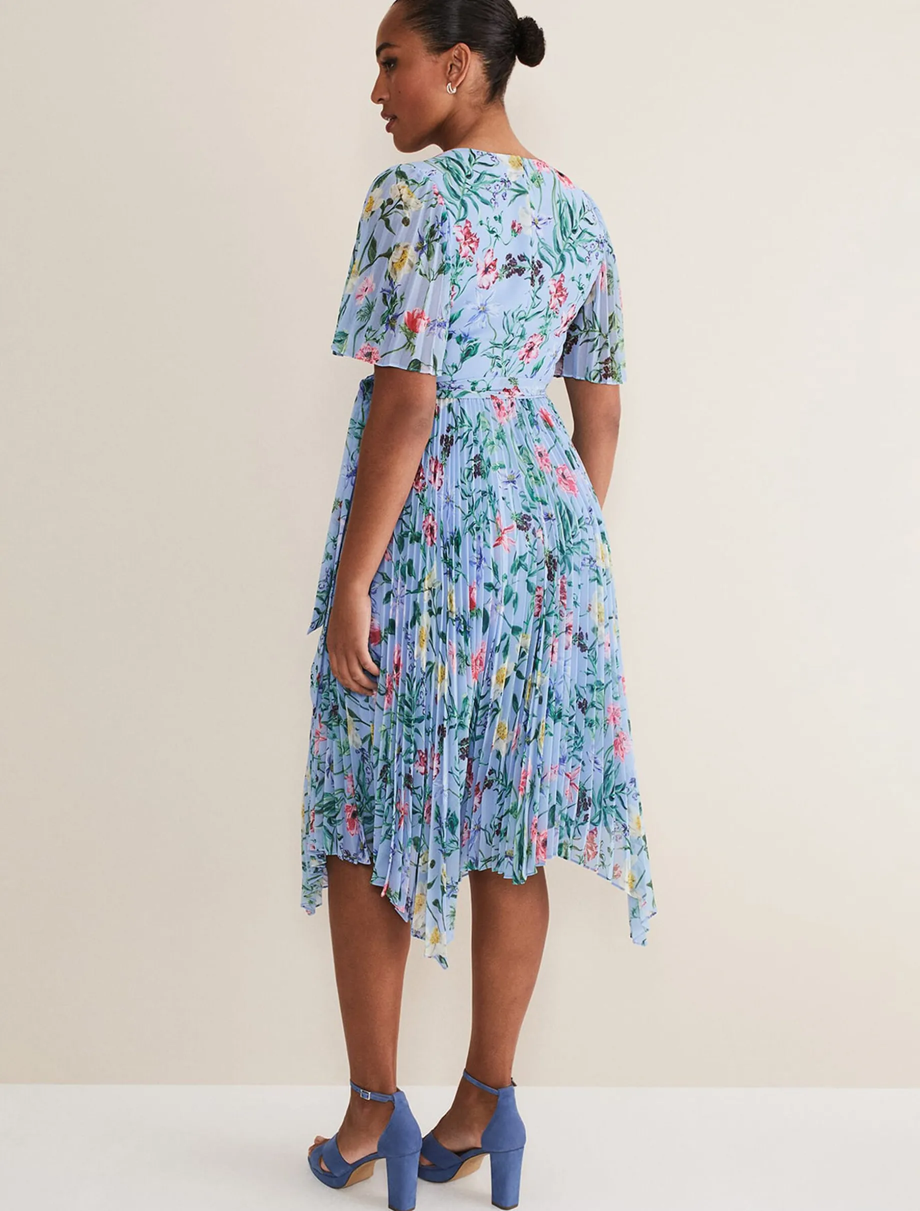 Dresses^Phase Eight Kendall Floral Midi Dress Multi-Coloured