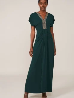 Dresses^Phase Eight Kieley Embellished Maxi Dress Pine