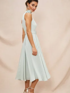 Dresses^Phase Eight Kiki One Shoulder Midi Dress Eau De Nil