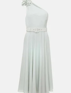 Dresses^Phase Eight Kiki One Shoulder Midi Dress Eau De Nil