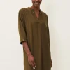 Dresses^Phase Eight Kiran Eyelet Tunic Dress Khaki