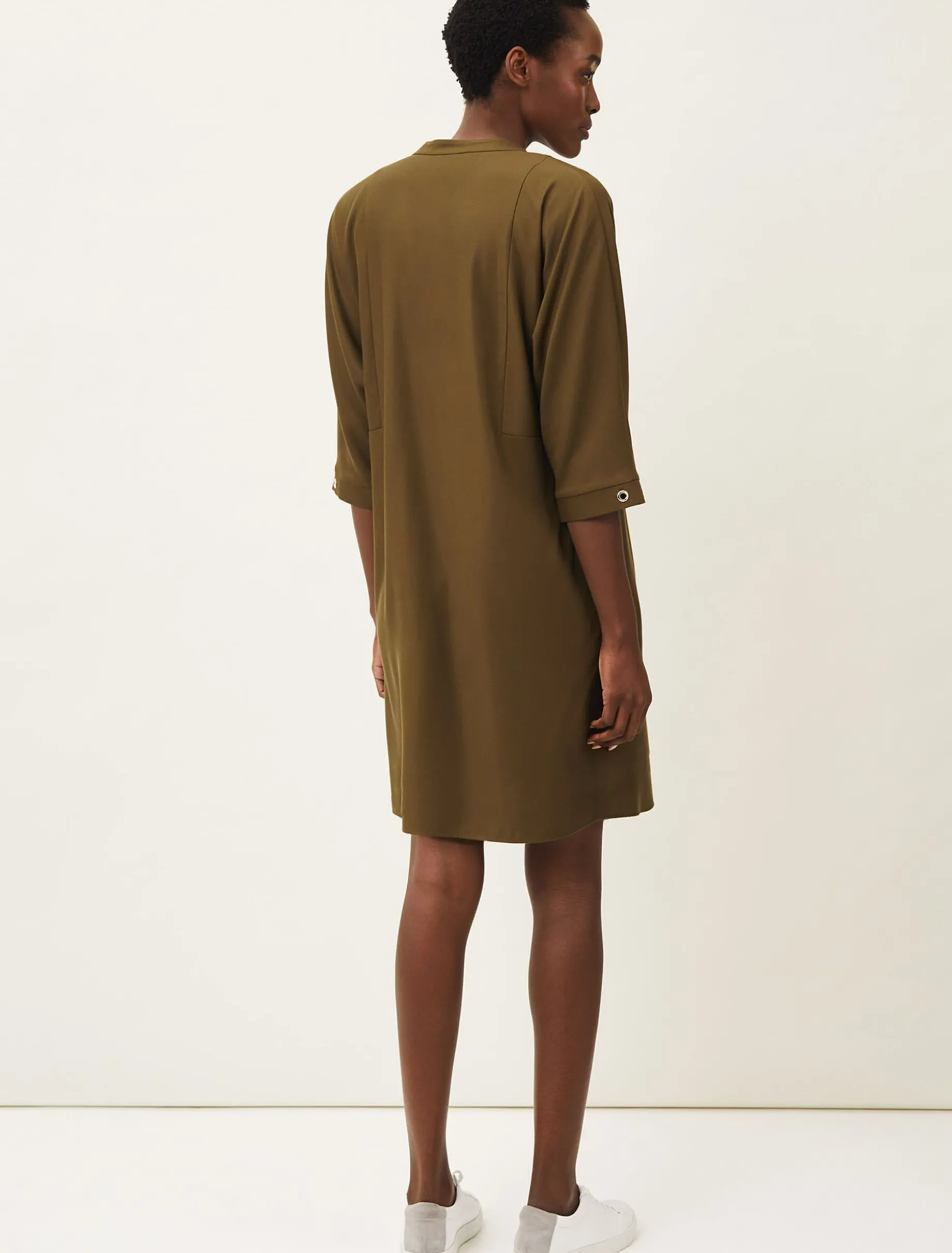 Dresses^Phase Eight Kiran Eyelet Tunic Dress Khaki