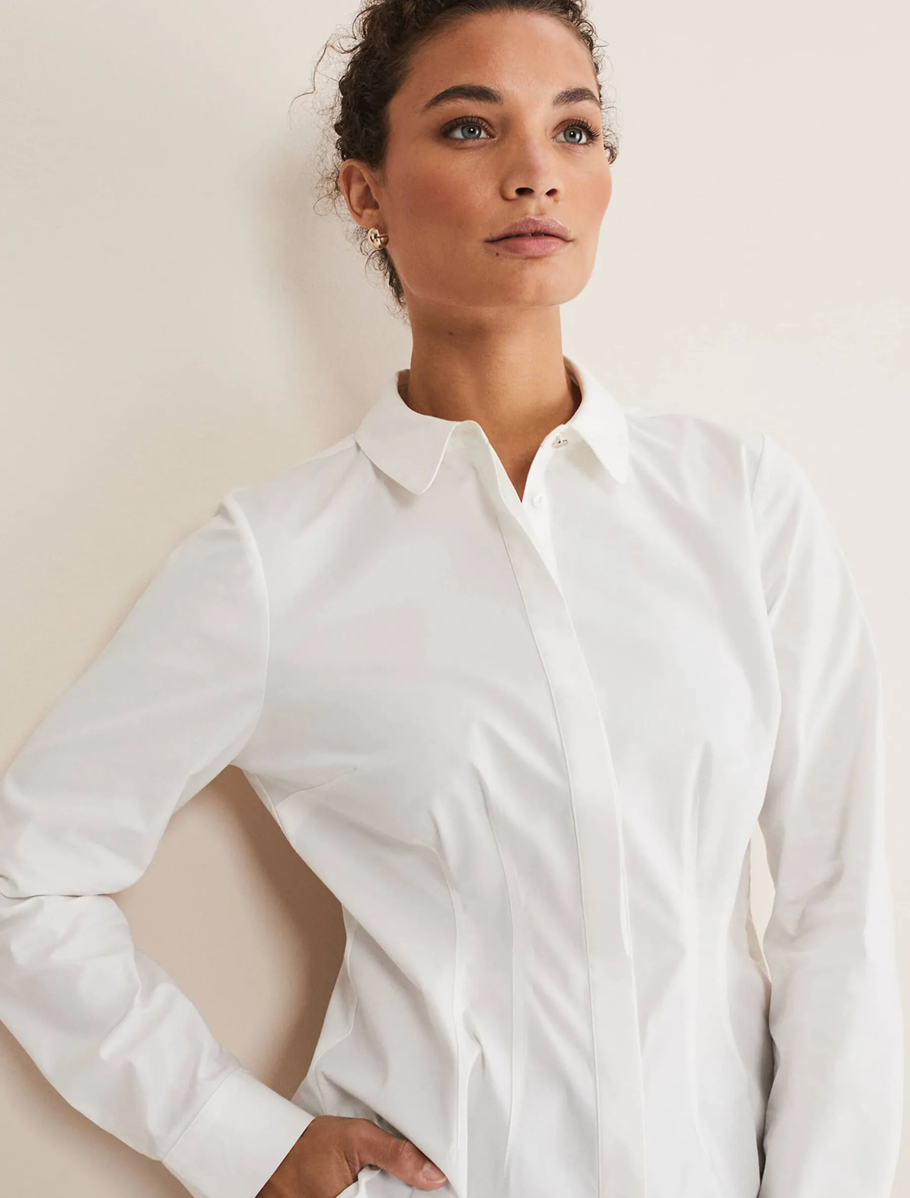 Shirts & Blouses^Phase Eight Kiyah Fitted Shirt White