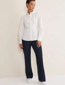 Shirts & Blouses^Phase Eight Kiyah Fitted Shirt White