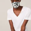 Scarves & Ponchos^Phase Eight Larissa Leaf Face Mask Green