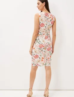 Dresses^Phase Eight Larna Blush Jackie Dress Pink/Multi