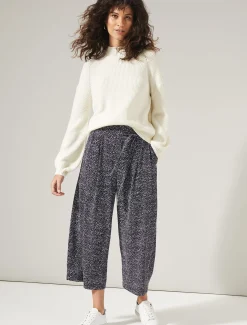 Trousers & Shorts^Phase Eight Layla Spot Culotte Navy/Ivory