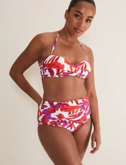 Swimwear^Phase Eight Leaf Print Bikini Bottoms Orange