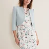 Jackets^Phase Eight Leanna Cropped Jacket Eau De Nil