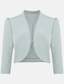 Jackets^Phase Eight Leanna Cropped Jacket Eau De Nil