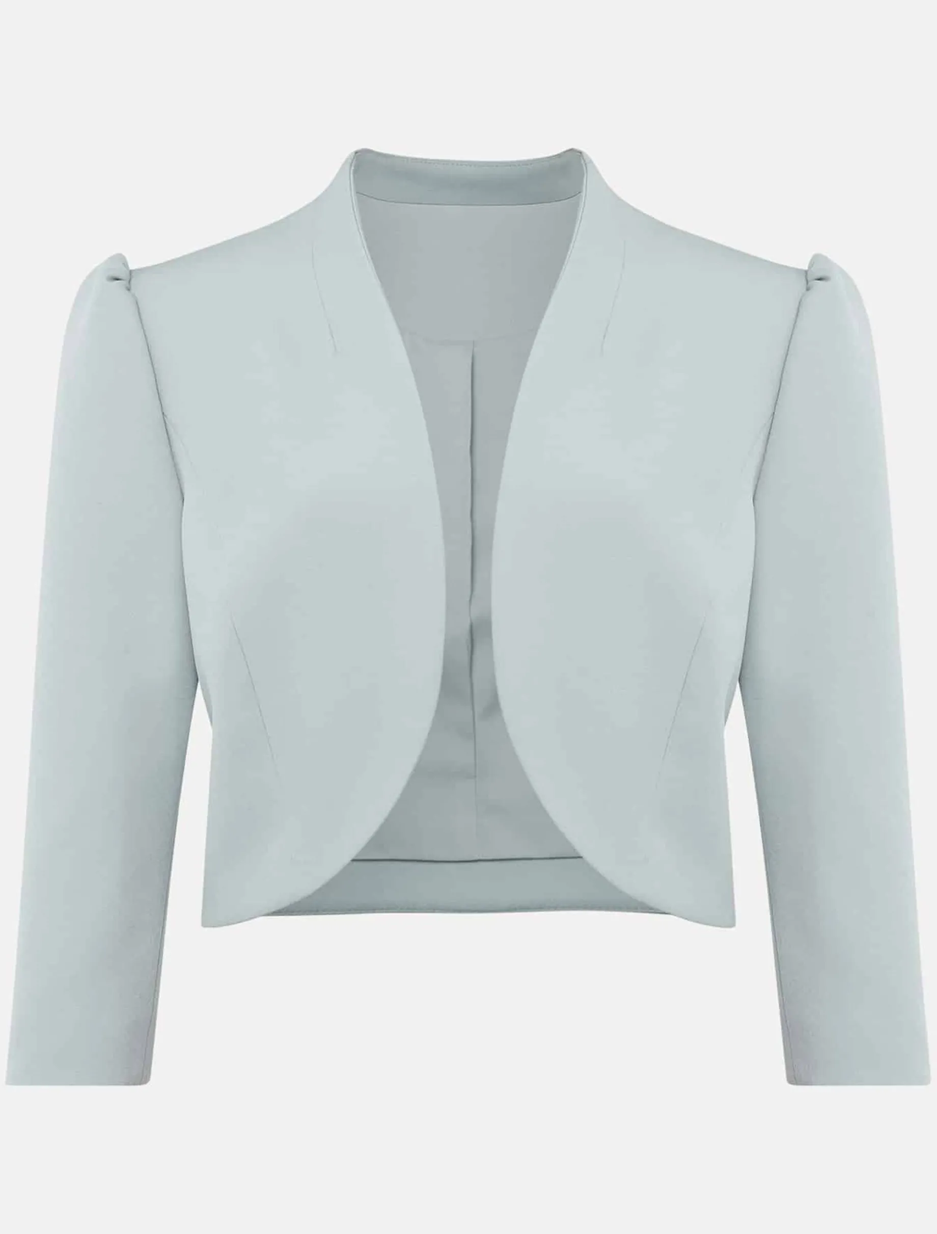 Jackets^Phase Eight Leanna Cropped Jacket Eau De Nil