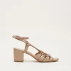 Sandals & Wedges^Phase Eight Leather Ankle Strap Sandal Shoe Tan