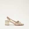 Sandals & Wedges^Phase Eight Leather Block Heels Gold