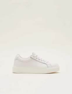 Trainers^Phase Eight Leather Trainers White