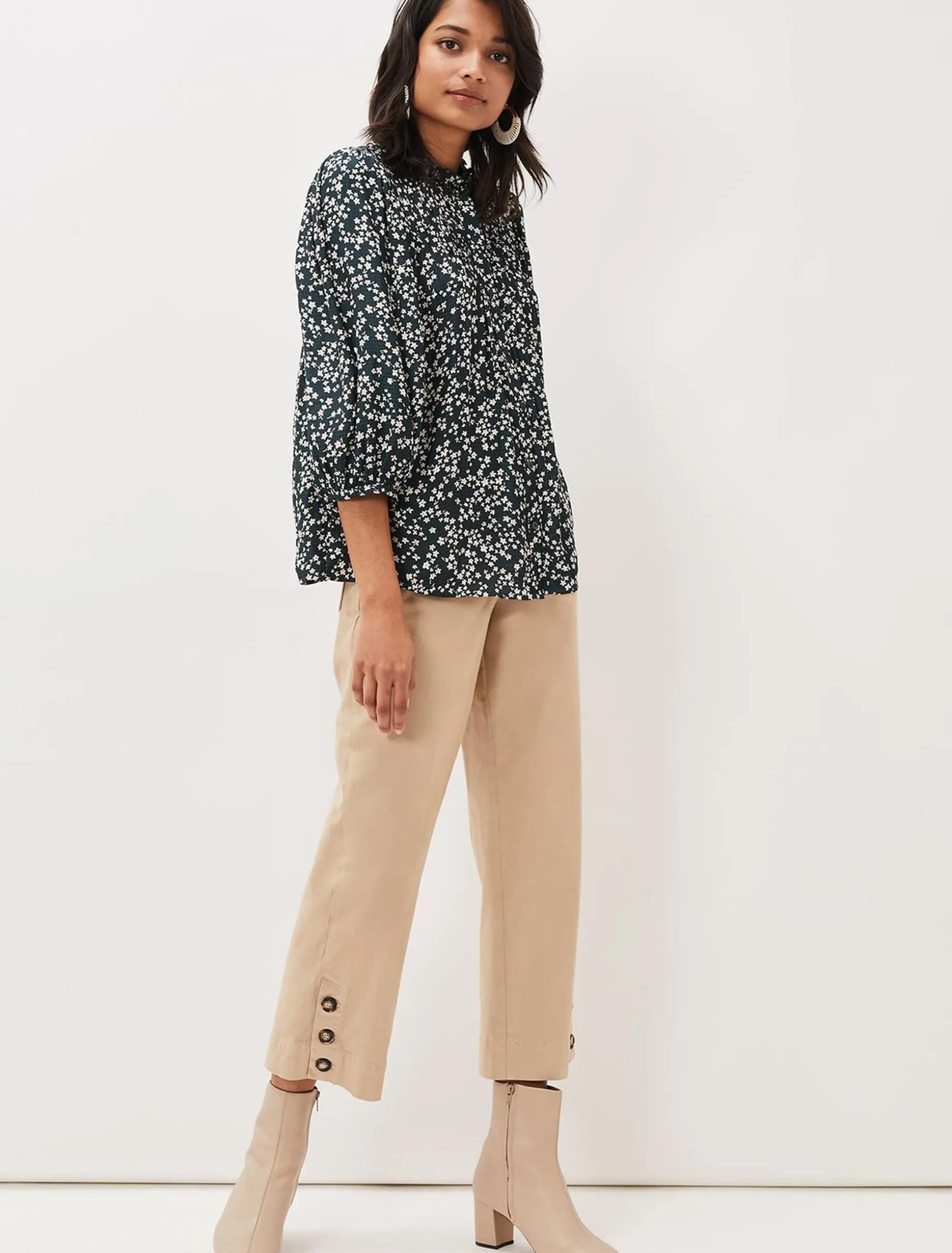 Shirts & Blouses^Phase Eight Lennox Ditsy Print Blouse Green/Pink
