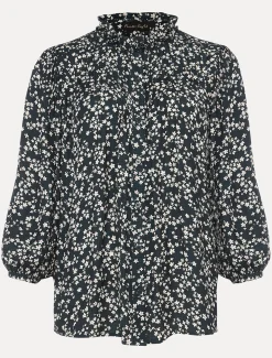 Shirts & Blouses^Phase Eight Lennox Ditsy Print Blouse Green/Pink