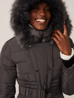 Coats^Phase Eight Leona Short Puffer Coat Grey