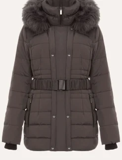 Coats^Phase Eight Leona Short Puffer Coat Grey