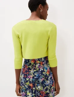 Knitwear^Phase Eight Lightweight Salma Knitted Jacket Lime